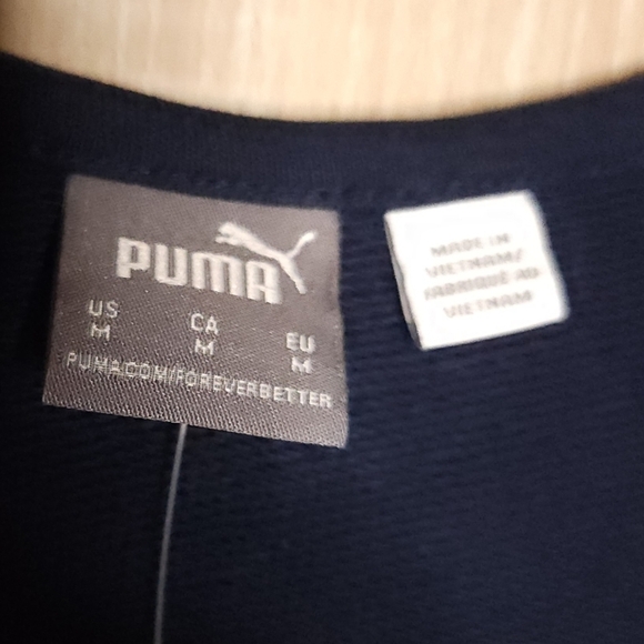 Puma Womens New Navy Blue Sleeveless Sweatshirt Romper - Picture 10 of 11